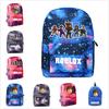 Roblox School Backpack Student Canvas Bag Boys Casual Outdoor Climbing Backpack