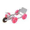 Motorcycle Wheel Dolly Roller Foldable High Carbon Steel Motorbike Moving Tool Portable Tire Skate