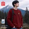MINISO Мужская футболка с длинным рукавом и круглым вырезом