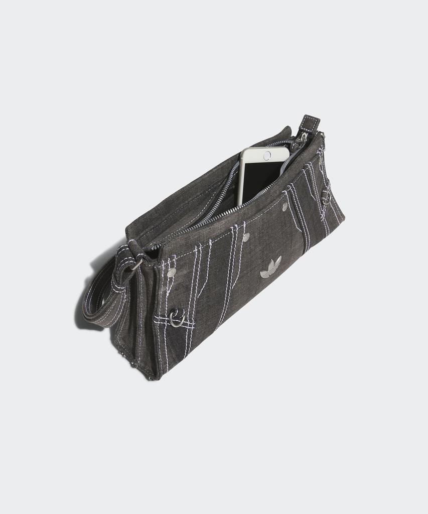 Adidas Denim Shoulder Bag - Black / Jl7665