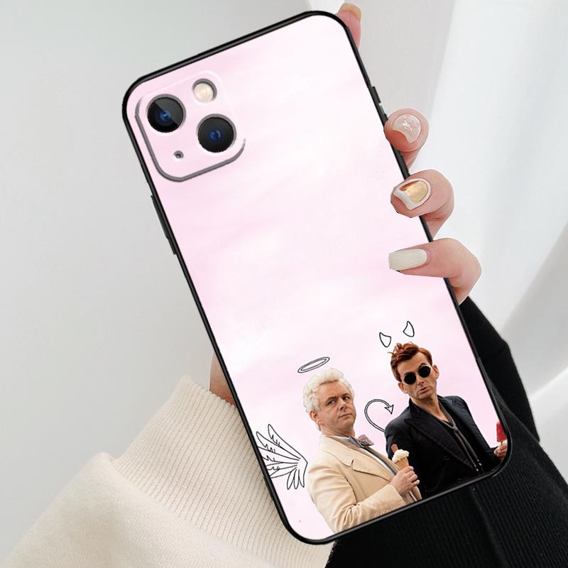 Чехол 'Благие Знамения' Для iPhone 12 11 13 14 15 16 Pro Max Mini Чехол Для iPhone XR X XS Max Plus Чехол Для Телефона