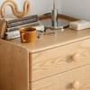 Wooden Cabinet Doors Drawers Solid Wood Handles Nordic Cabinets Shoe Cabinets Wooden Minimalist Circular Wardrobe Handles