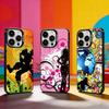 Чехол для телефона Frutiger Metro Art для iPhone 17,16,15,14,13,12,11 Plus,Pro Max,XS,Цветной серебристый чехол для телефона