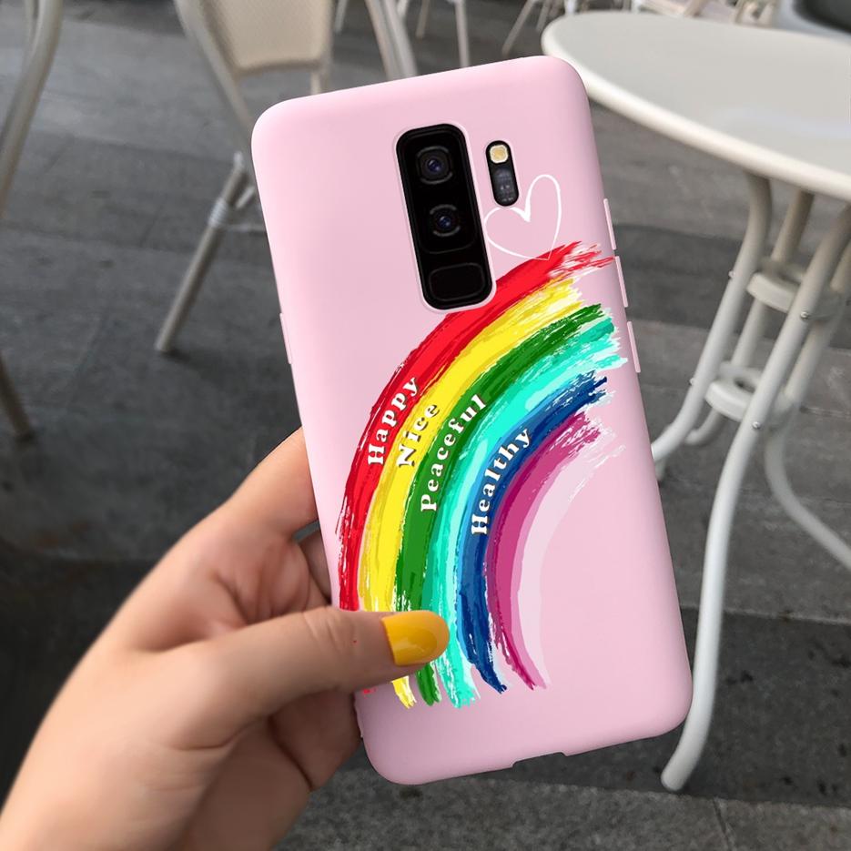 Чехол для Samsung Galaxy S9 Plus S9+ G965F Милый Конфетный Расписной Fundas Матовый Чехол для Samsung S9 S9+ S 9 Plus Чехол для Телефона Мягкие Сумки