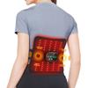 Multifunctional Red Light Massage Pad Near-infraed Light Vibration Full Body Massager Relieve Soreness Heating Waist Brace