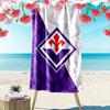 Пляжное полотенце ACF Fiorentina, Большое, Мягкое, Быстросохнущее, для Пляжа, Кемпинга, Плавания
