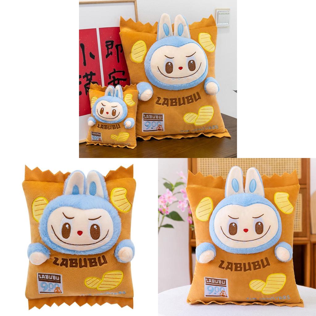 Плюшевая игрушка Labubu Чипсы Мультяшное Набивное Животное Подарок Для Девочек И Мальчиков