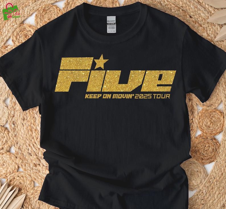Vintage FIVE Boyband Keep On Moving : Retro Merch Unisex Tee Unisex T-Shirt