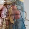 1 шт. LOZUJOJU роскошная китайская ретро-пионовая вышитая градиентная цветная прозрачная занавеска для гостиной, спальни, домашнего декора