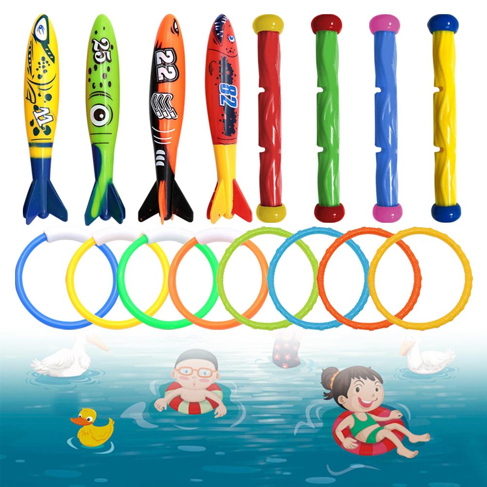 Summer Swimming Diving Toys Multicolor Underwater Diving Toys Pool Treasure Hunt Diving Toys Creative Throwing Dive Water Toy