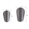 Small Size Shin Guards Imitation Carbon Fiber Knee Pads Fashion Protective Soccer Pads