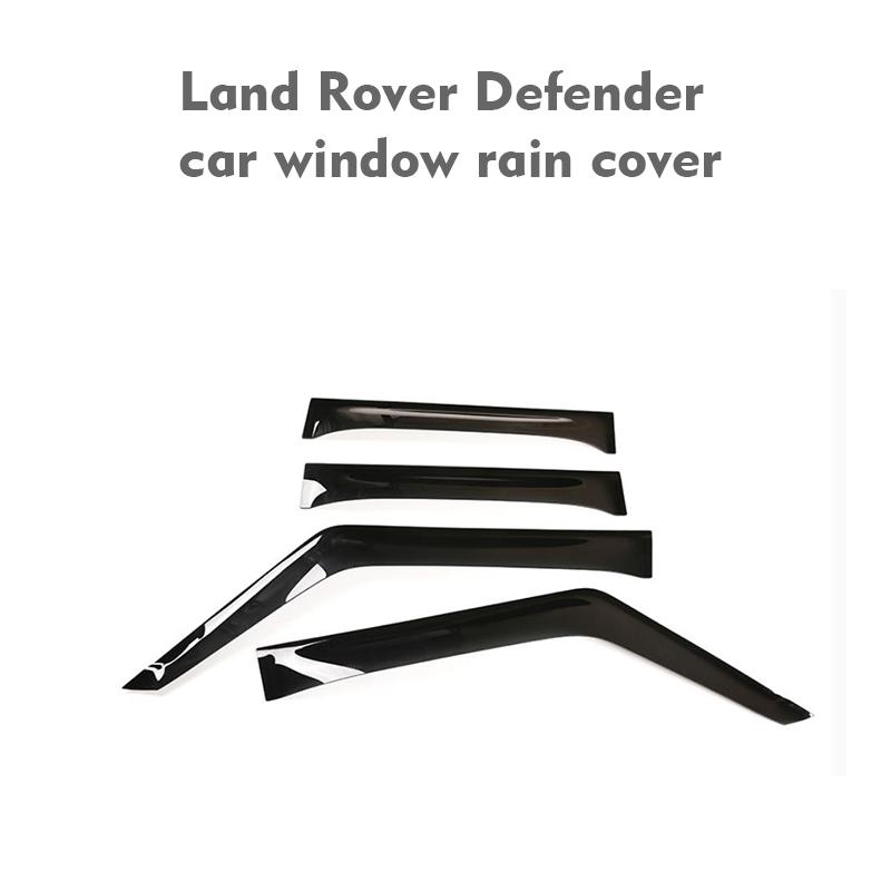 FOR Land Rover Defender 90 110 Car Window Rain Cover Window Visors Deflector Smoke Sun Rain Guard Deflector Car Accessories