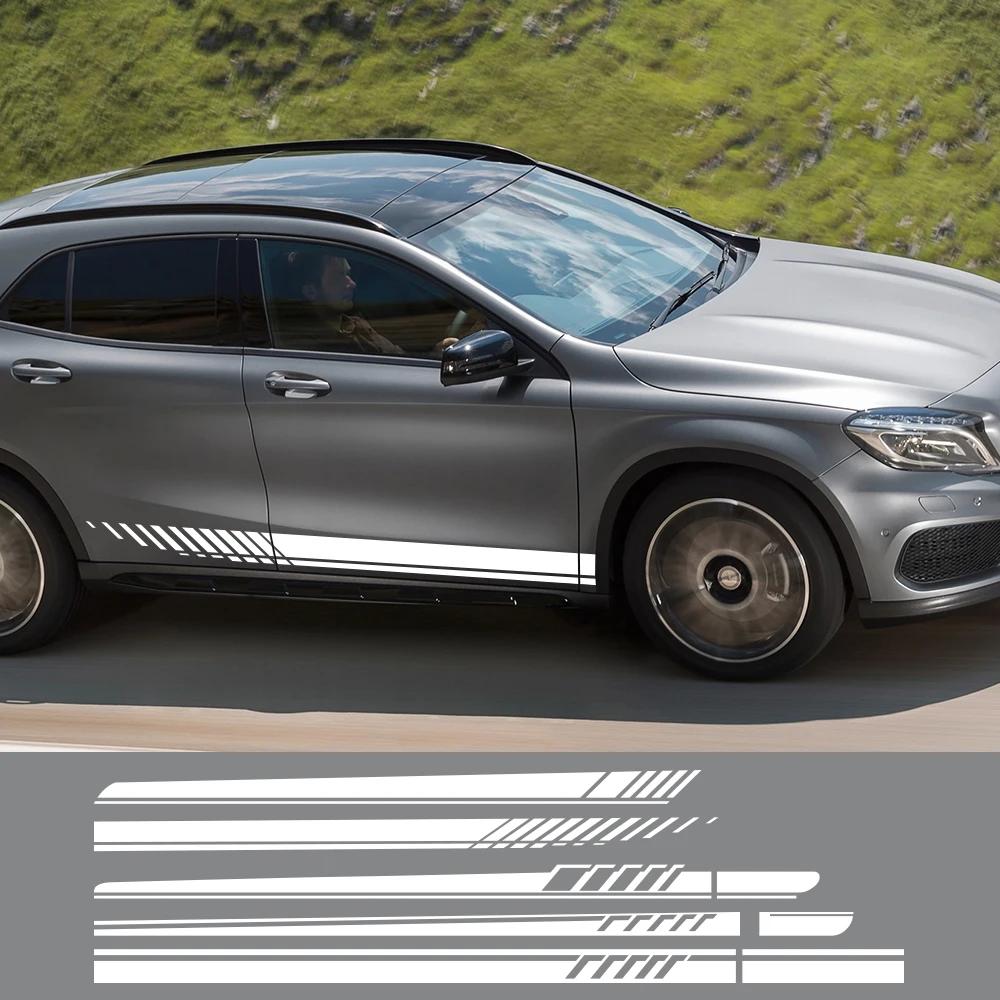Различные стили автомобильных наклеек для Mercedes Benz Gla Gla45 Gla180 Gla200 Gla220 Gla250 X156 H247 Полосы Amg Виниловая наклейка Аксессуары