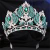Elegant Crystal Crowns Comb for Women Princess Stylish Crystal Crowns Efficient Tiaras with Colorful Stone and Comb