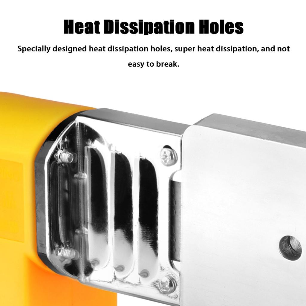 Машина для сварки труб Нагревательный инструмент 1500 Вт сварочный аппарат Комплект Для PPR PB PE Пластиковой трубы Сварка PPR Аппарат для горячей плавки Контроль температуры