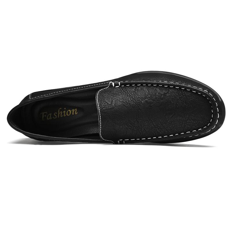 Обувь из натуральной кожи. Мужские лоферы. Удобная повседневная обувь. Мужские мокасины на плоской подошве. Мужская обувь.