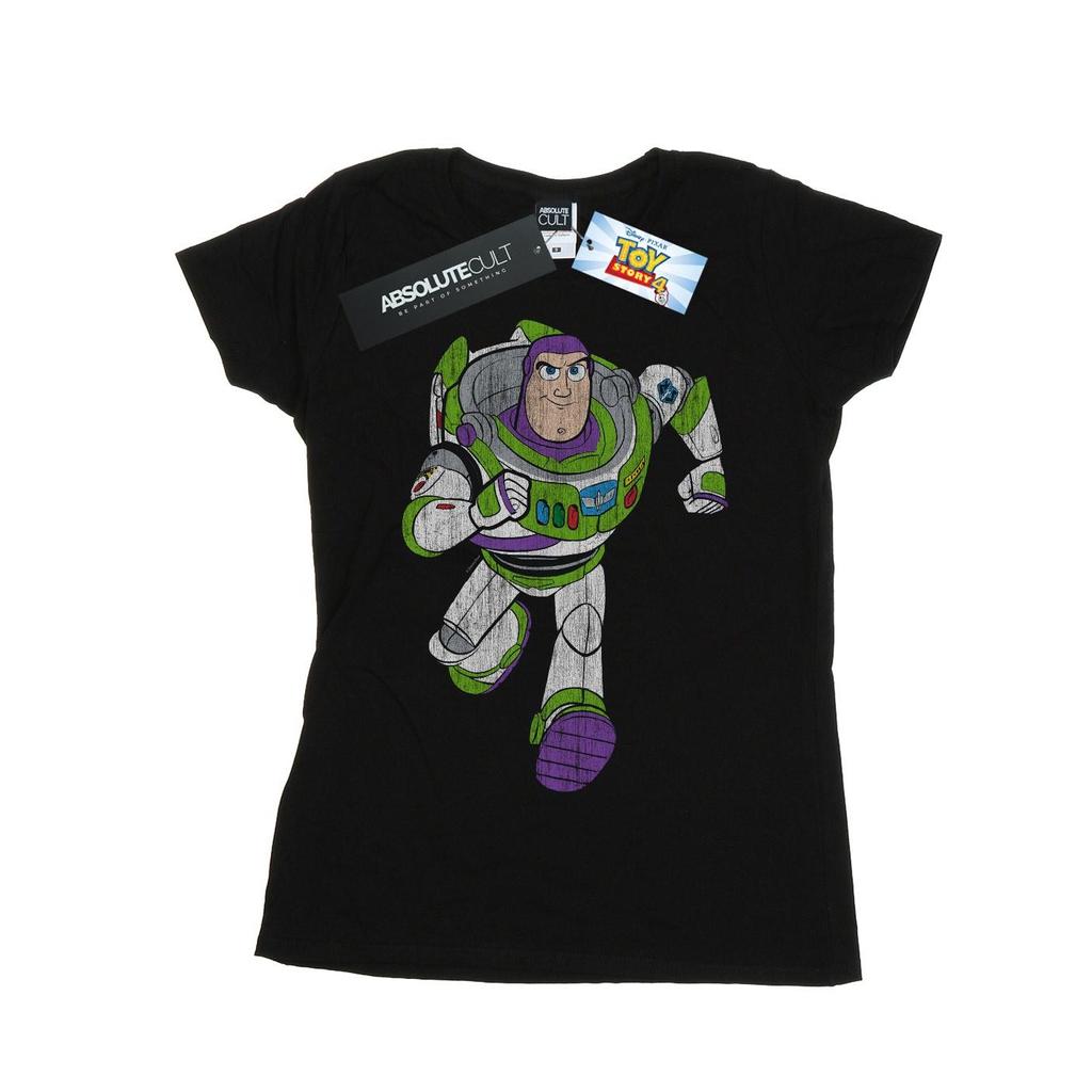 Disney Womens/Ladies Toy Story 4 Classic Buzz Lightyear Cotton T-Shirt