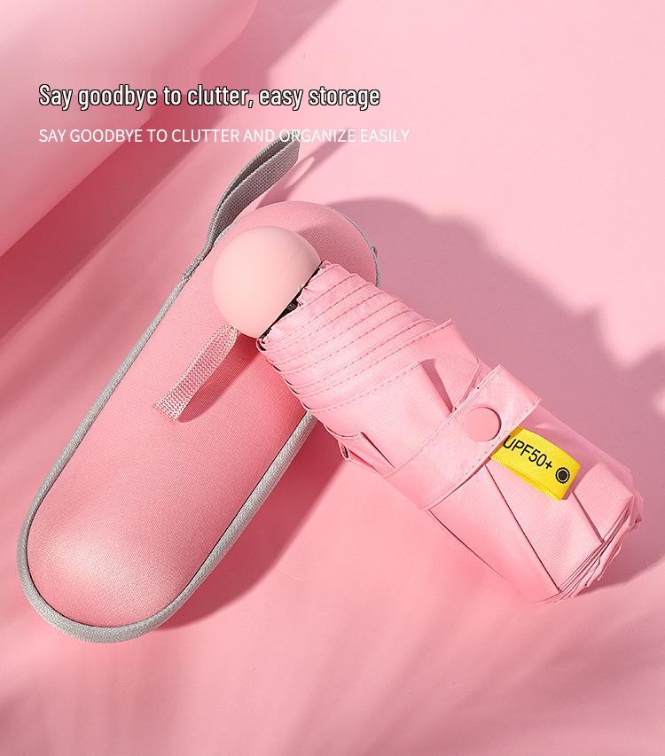 Скидка 50% на женский складной зонт от солнца с защитой от УФ-лучей - Ультралегкий, для дождя или солнца