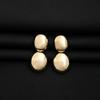 Irregular Teardrop Earrings Modern Design Oval Drop Earrings Lightweight Geometric Earrings  Girl