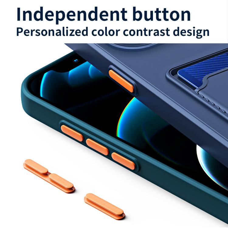 Чехол для телефона из ТПУ с кнопкой контрастного цвета, на ощупь как кожа