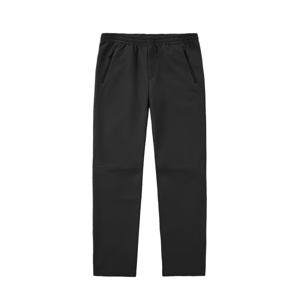 Men's Pants ANTA Casual Pants Men's Black Thickened