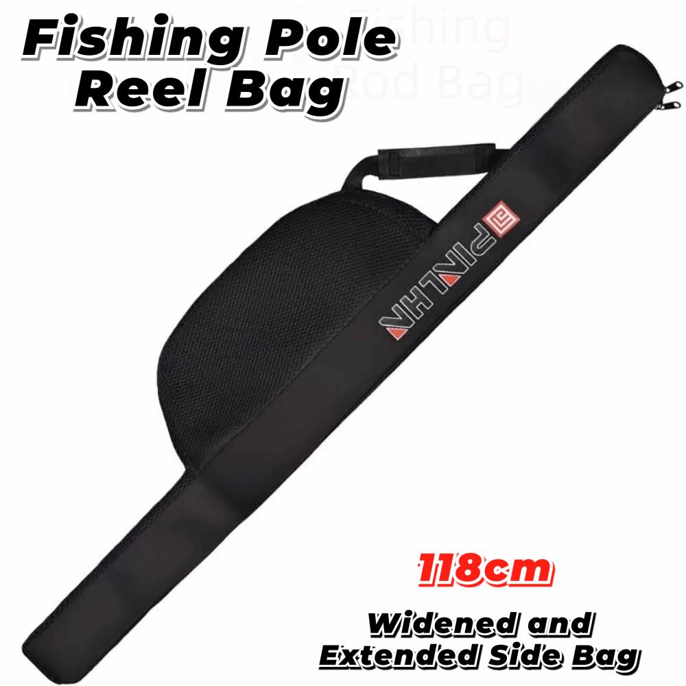 Portable Fishing Pole Reel Bag Folding Fishing Rod Case New Fishing Pole Case