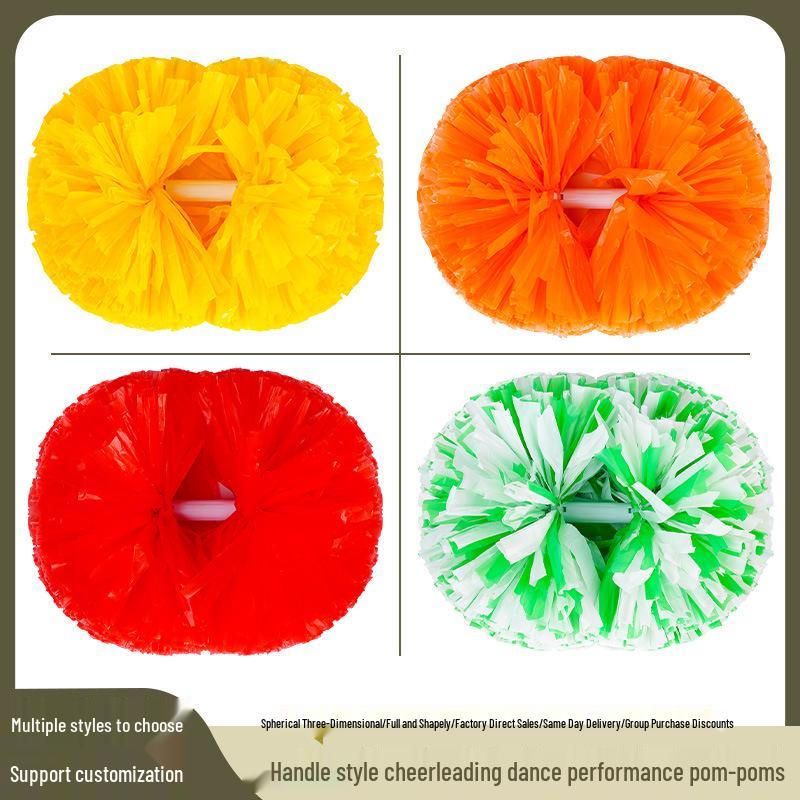 Ручные помпоны для чирлидинга и цветы для танцевальных выступлений