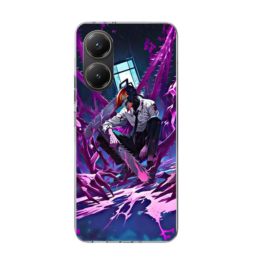 Чехол для телефона Chainsaw Man Denji Для Xiaomi Poco X7 X6 X5 Pro F7 Ultra Redmi 15C 15 13 13C 12 12C 10 10A 10C 9 9A 9C 9T Обложка Po