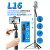 Portable Selfie Stick Tripod Stand 1530mm Foldable Balanced Stable Shot Destop Phone Stand for Live Video Record Vlog Gopro Camera
