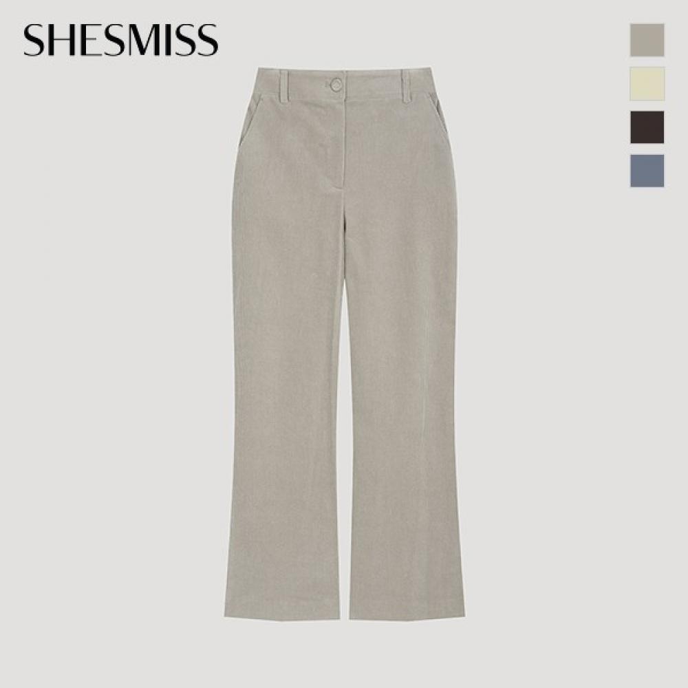  Она пропустила вельветовые брюки Bootcut с окантовкой сзади SwwSlo42870