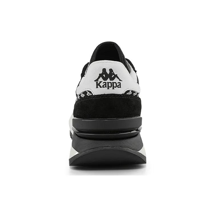 Kappa Textile , Synthetic Leather , Leather Low top Training Running Shoes Unisex Black White (Unisex) Running Shoes K0CY5MM92 990