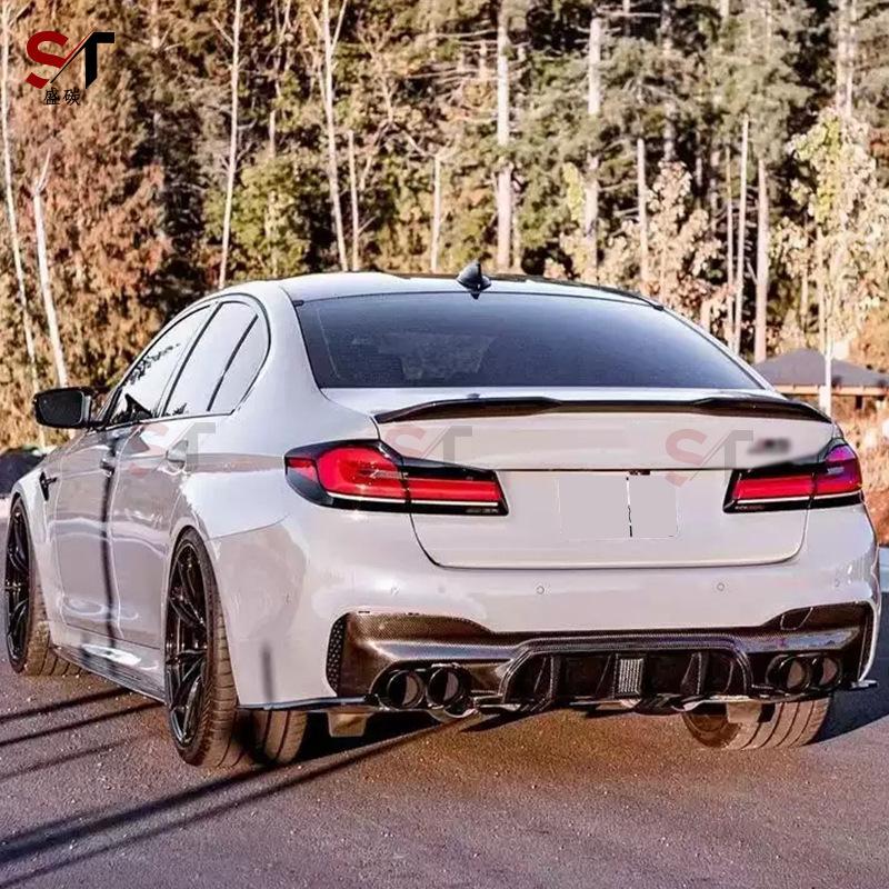 Задний сплиттер, бампер и диффузор из углеродного волокна для BMW M5/F90, 5 серии/G30/G38.