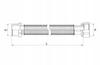 Wąż Rozciągliwy Elastyczny Do Gazu 1/2 X 300-600Mm