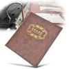 3 Hole   Album Paper Money Banknote Collection Book PU Leather Cover Collecting Holder