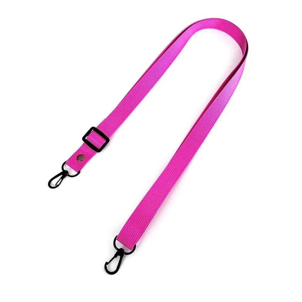 Portable Nylon Shoulder Strap Lanyard Adjustable Solid Color Crossbody Bag Strap Replacement Shoulder Bag Belt Bag Accessories