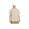Nike SB Embroidered Logo Single-Breasted Straight-Cut Baseball Jersey Unisex Tops Mustard DQ6283-206