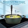 Многофункциональная термостойкая мясорубка из нейлона для бургеров Измельчитель фарша Прибор для приготовления пищи с антипригарным покрытием Домашняя кухня