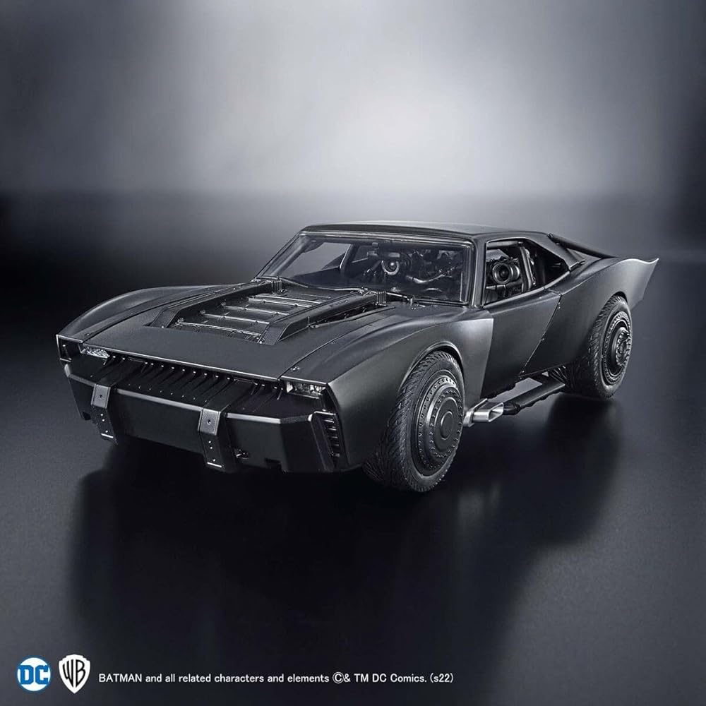 Bandai Spirits 1/35 Масштаб Бэтмобиль Версия The Batman Пластиковая модель-конструктор с цветовой кодировкой