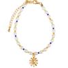 AUGUST ALICE Seed Freshwater Pearl Daisy Flower Bracelet