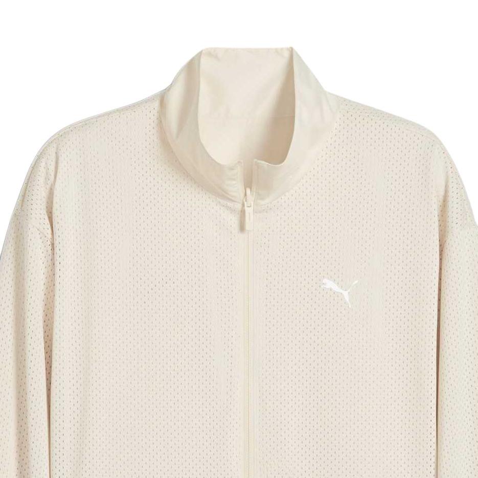 Puma Casual Comfortable Soft Fashion Stand Collar Long Sleeve Jacket Men Jacket Beige 631783-87