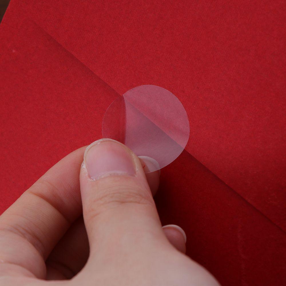 Сделай сам Круглая подарочная упаковка Самоклеящаяся прозрачная пломба Прозрачные наклейки Этикетка для упаковки