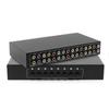 ABUO-8 В 2 Выхода Аудио Видео Коммутатор 8-канальный RCA Переключатель 3 RCA Видео L/R Аудио Переключатель Коробка Селектор