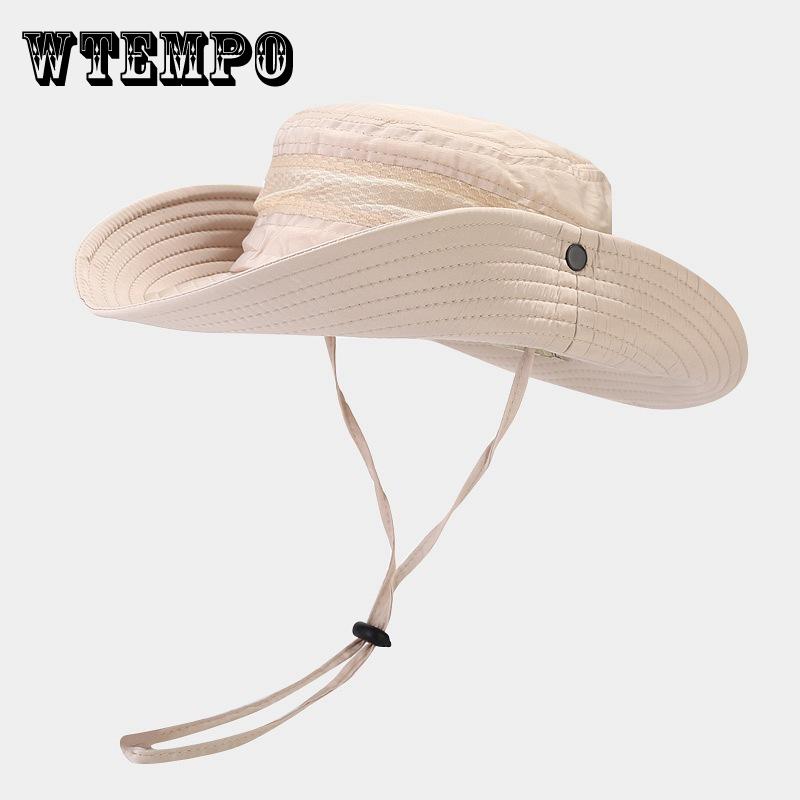 Дышащая унисекс-шляпа для альпинизма с широкими полями для рыбалки, защиты от солнца, походов, кемпинга и стиля вестерн-ковбой