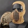 Tactical Full Face Mask Mesh Balaclava Cap Motorcycle Army Airsoft Paintball Headgear Hunting CS Game Protective Mask