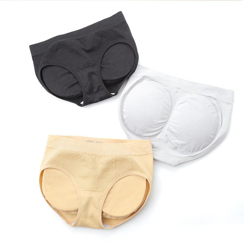 Женские трусики с подтяжкой ягодиц, дышащие бесшовные трусы с низкой талией, корректирующее нижнее белье для ягодиц