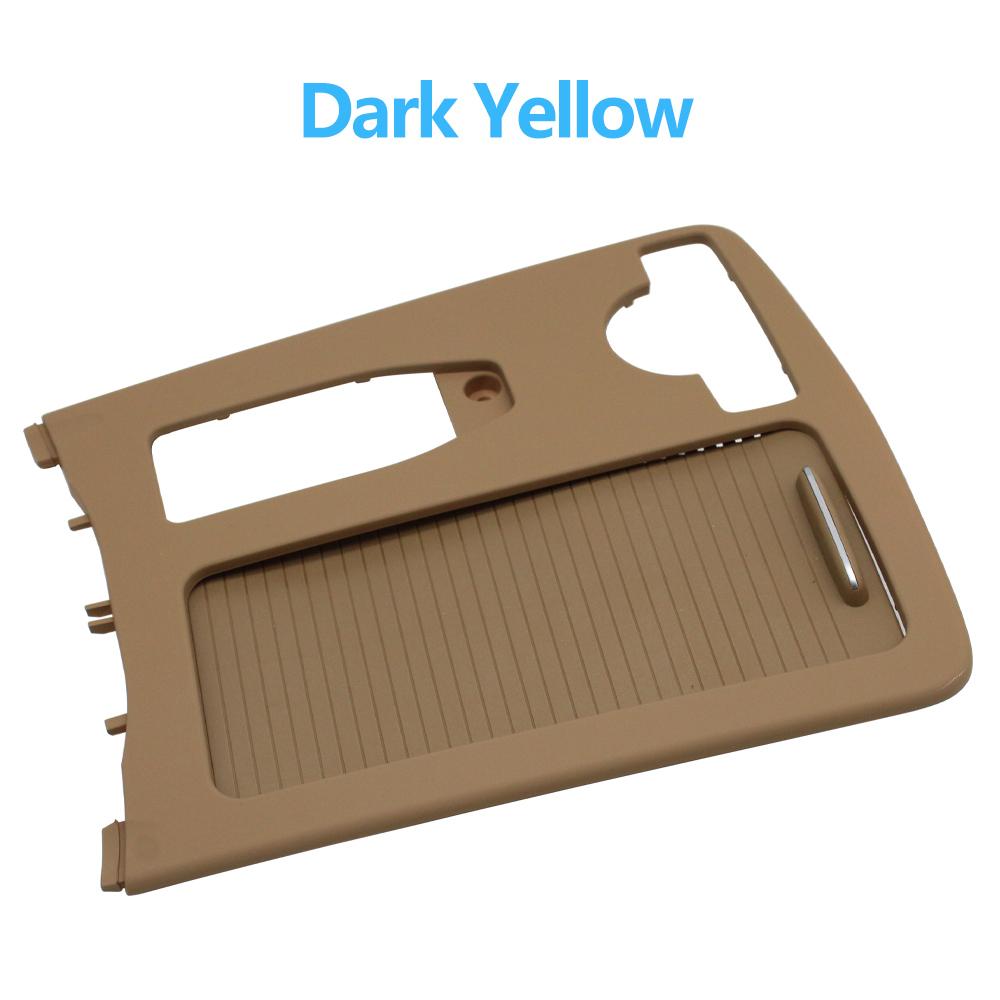 Центральный подлокотник из углеродного волокна с левым рулем, держатель для стакана, шторка, внешняя рама, панель для Benz W204 W207 W212 C180 C200 C220