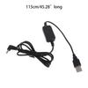 USB 5V к DC 12V 4мм x 1.7мм Кабель питания USB Повышающий напряжение кабель Адаптер питания DC 5V к DC 12V Кабель