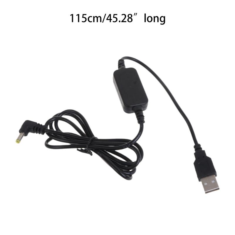 USB 5V к DC 12V 4мм x 1.7мм Кабель питания USB Повышающий напряжение кабель Адаптер питания DC 5V к DC 12V Кабель