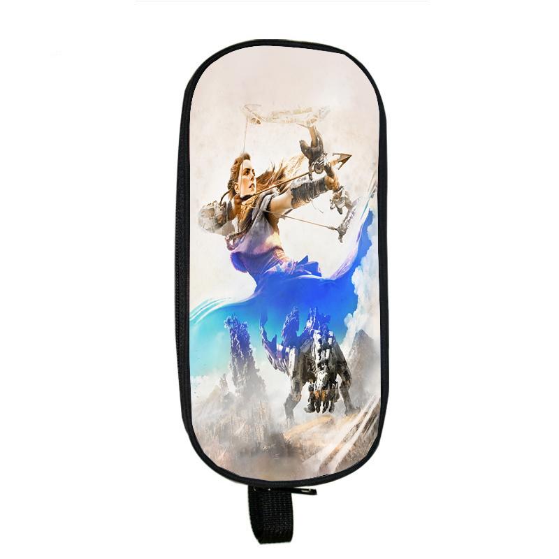 Horizon Forbidden West пенал двухслойный милый пенал красивый студенческий корейский канцелярский держатель для ручек детские школьные принадлежности