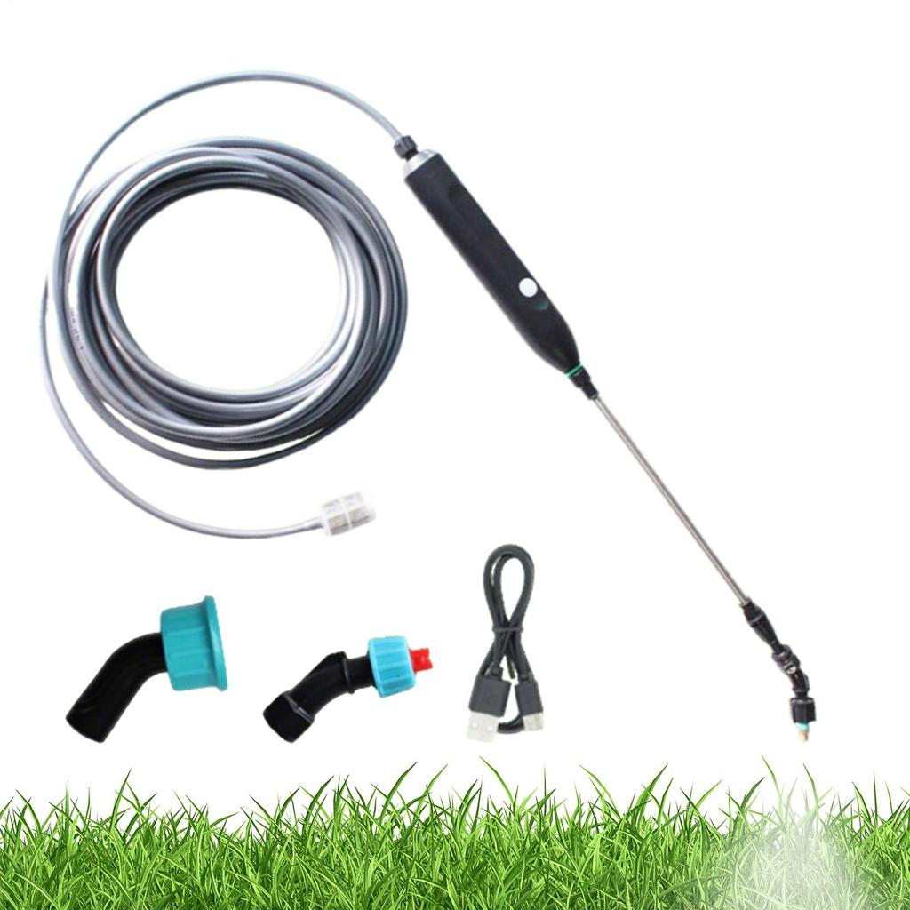 Portable Electric Sprayer Wand Irrigation Tool 3 Mist Nozzles Plant High-Pressure Sprinkler Watering Garden Irrigation